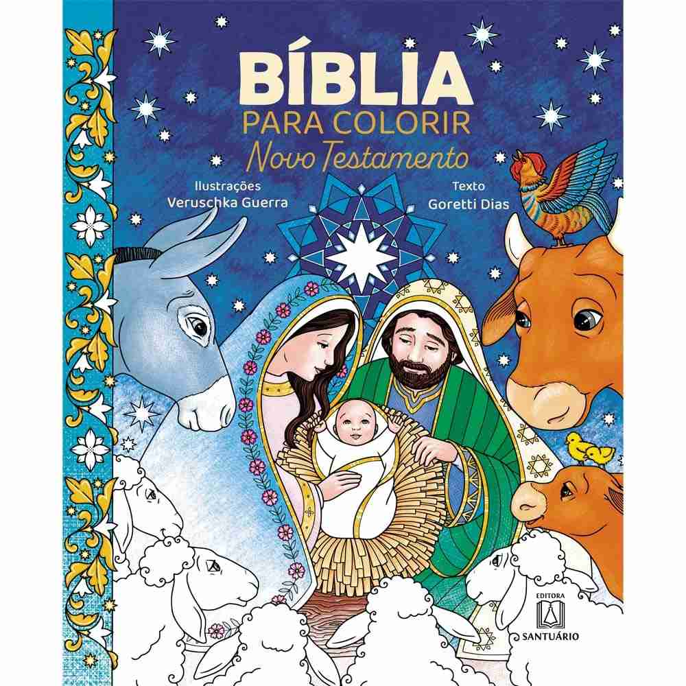 Bíblia Para Colorir Novo Testamento: Uma Jornada Criativa de Fé para Todas as Idades