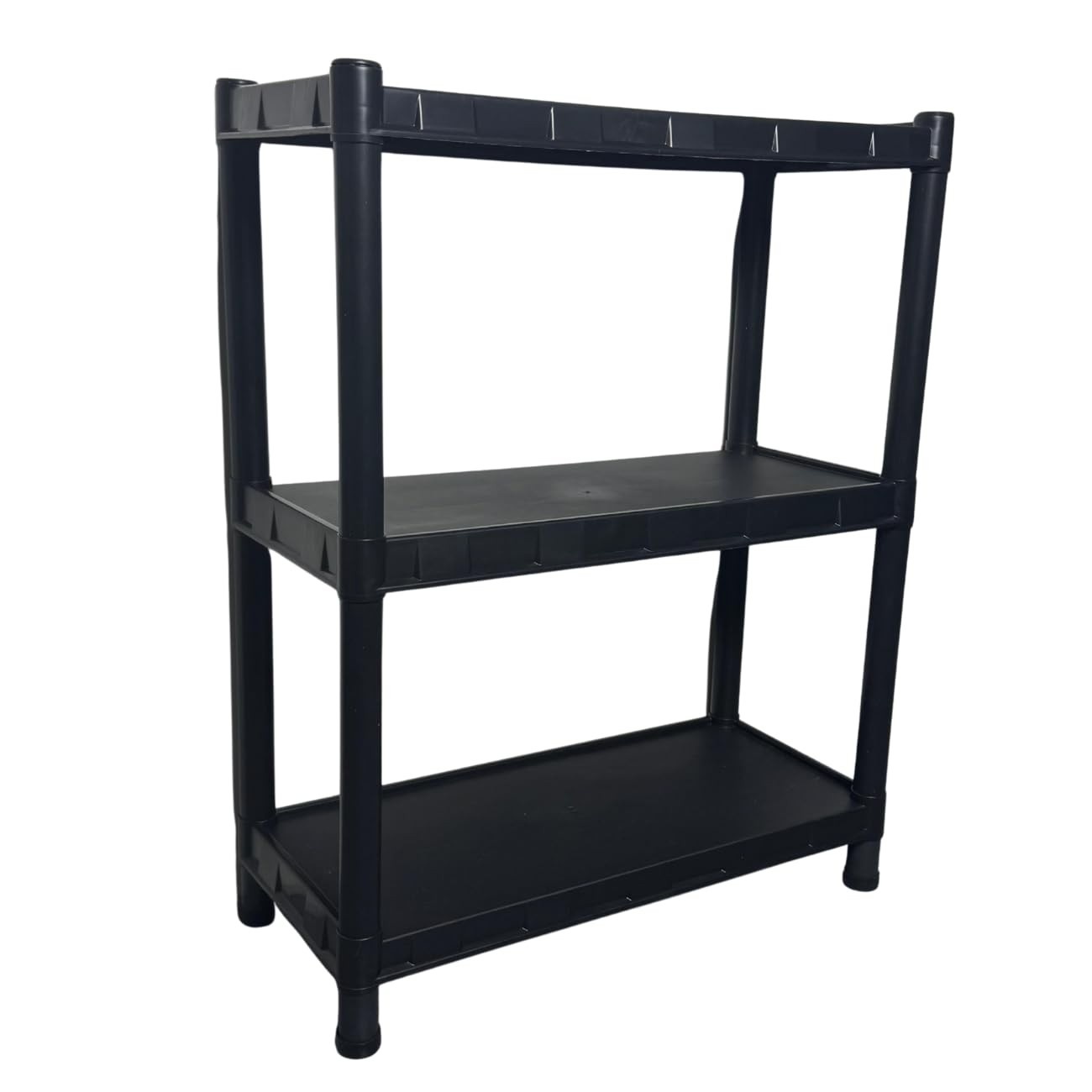 Estante Organizadora 3 Prateleiras - Plástico Resistente | Ideal para Cozinha, Sala e Quarto
