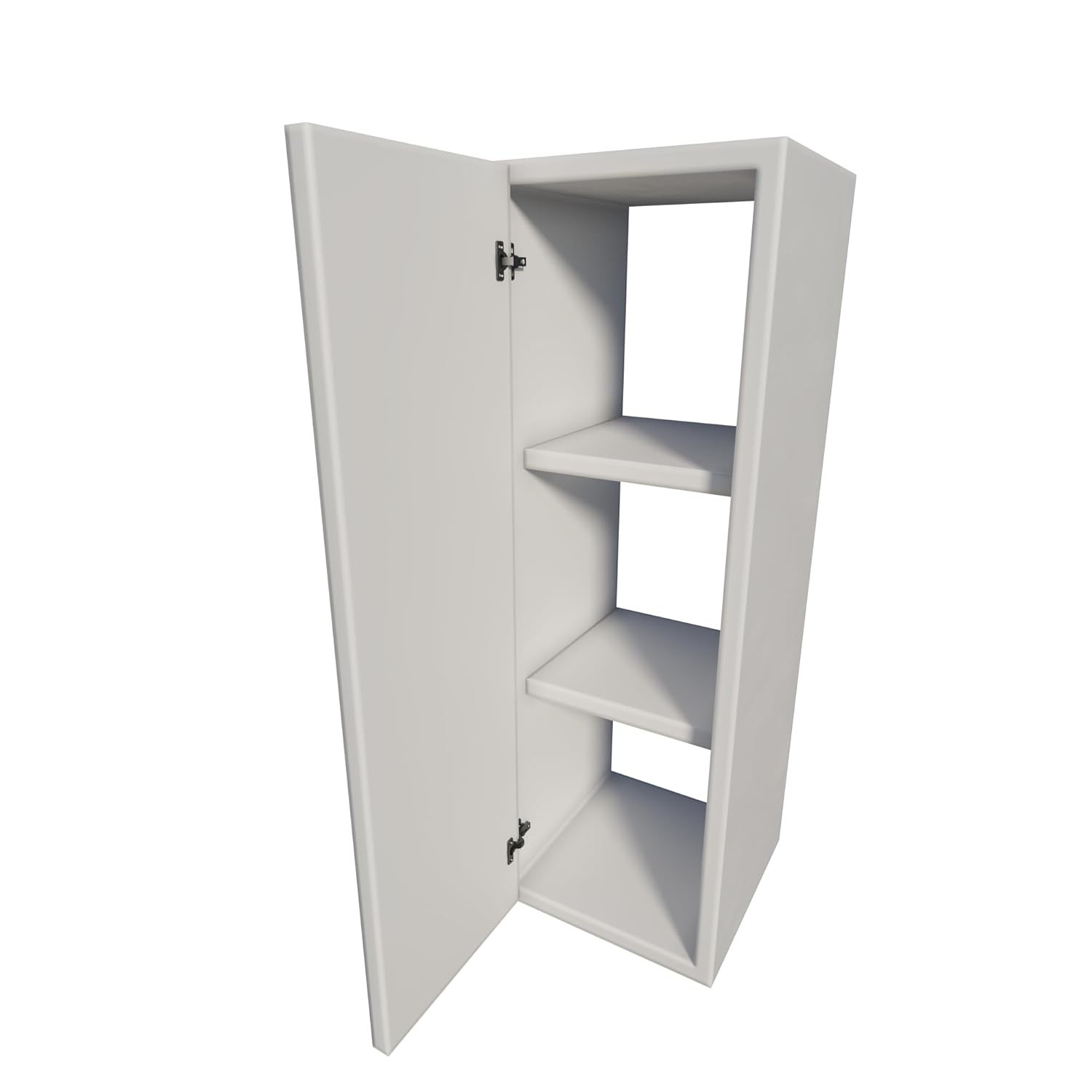 Armário Pequeno Branco com 3 Prateleiras – Ideal para Banheiro, Quarto e Lavanderia | MDP Premium