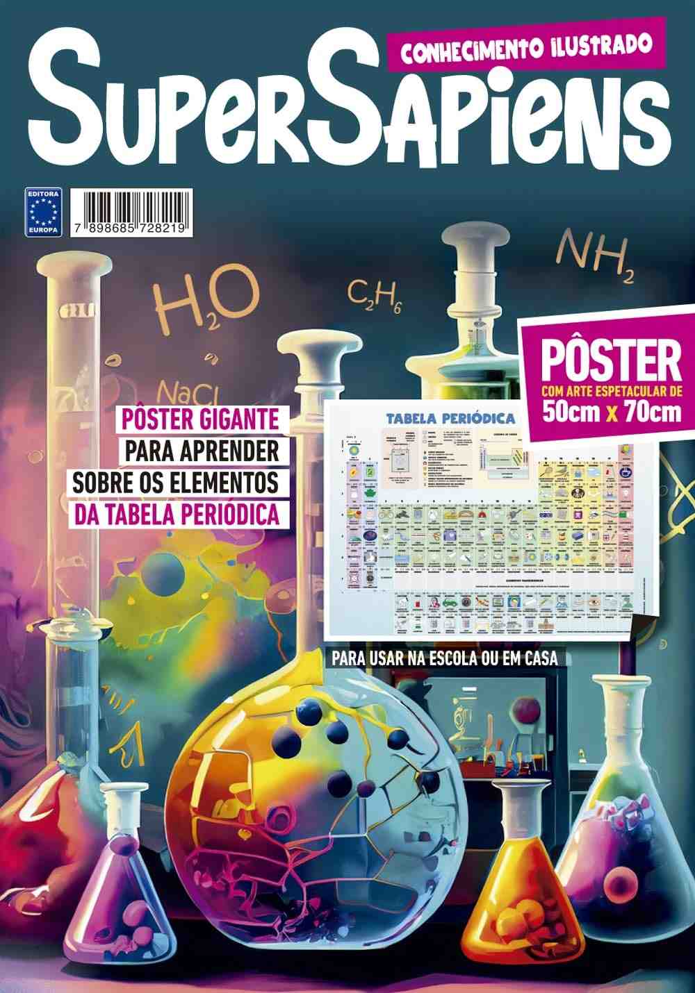 SuperSapiens: Tabela Periódica Ilustrada e Completa em Português