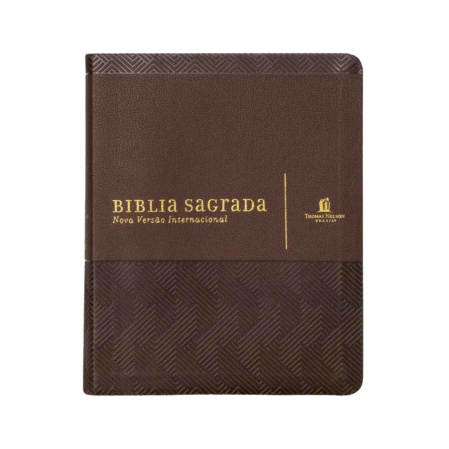 Bíblia NVI Couro Soft Marrom: Anotações Perfeitas e Leitura Impecável