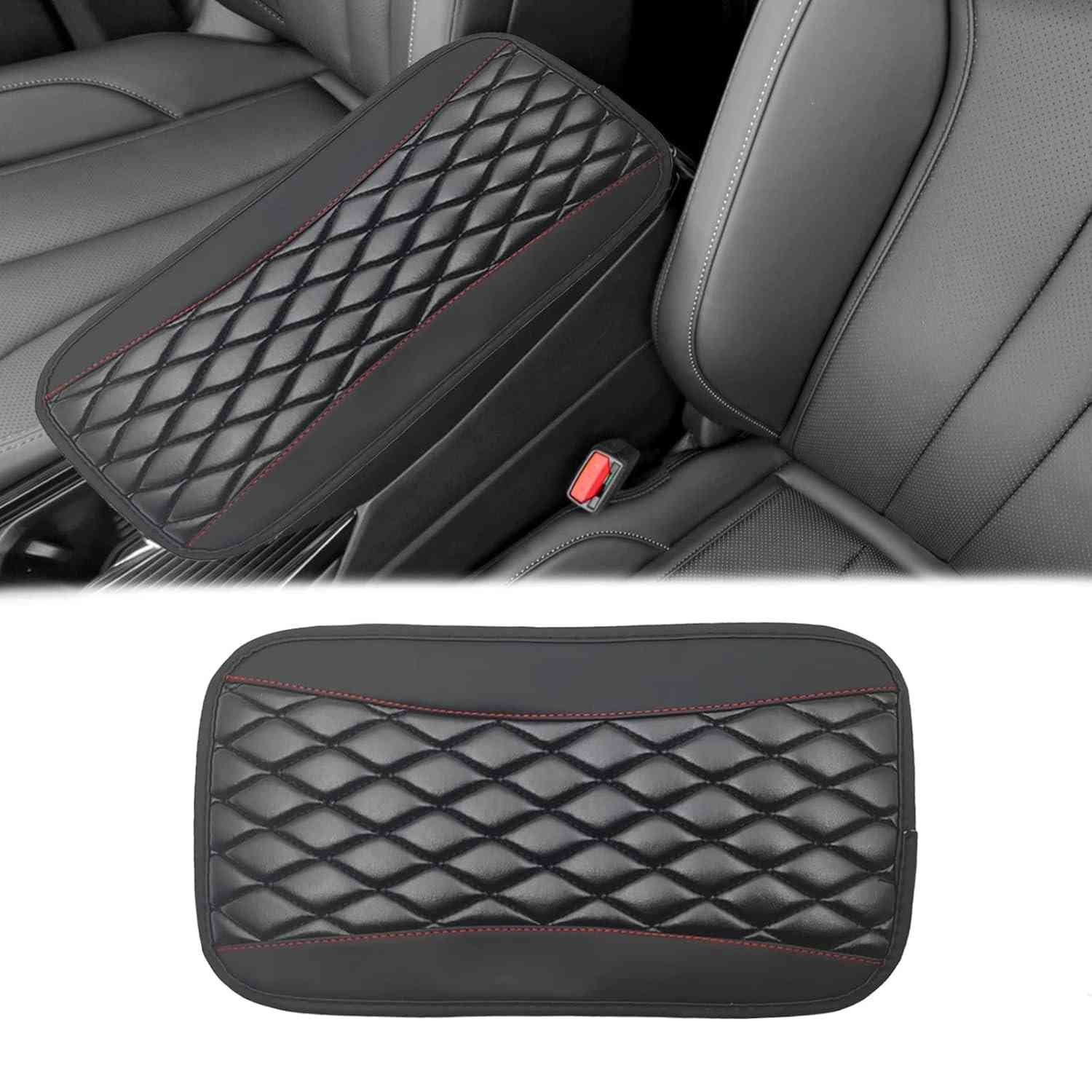 Capa Protetora de Couro para Console Central de Carro - Universal, Impermeável e Confortável