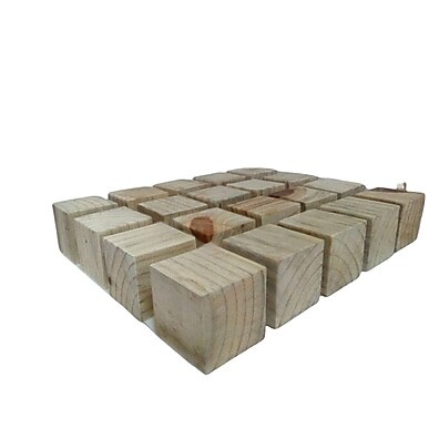 Cubos de Madeira 5cm: Crie Artesanato Incrível!