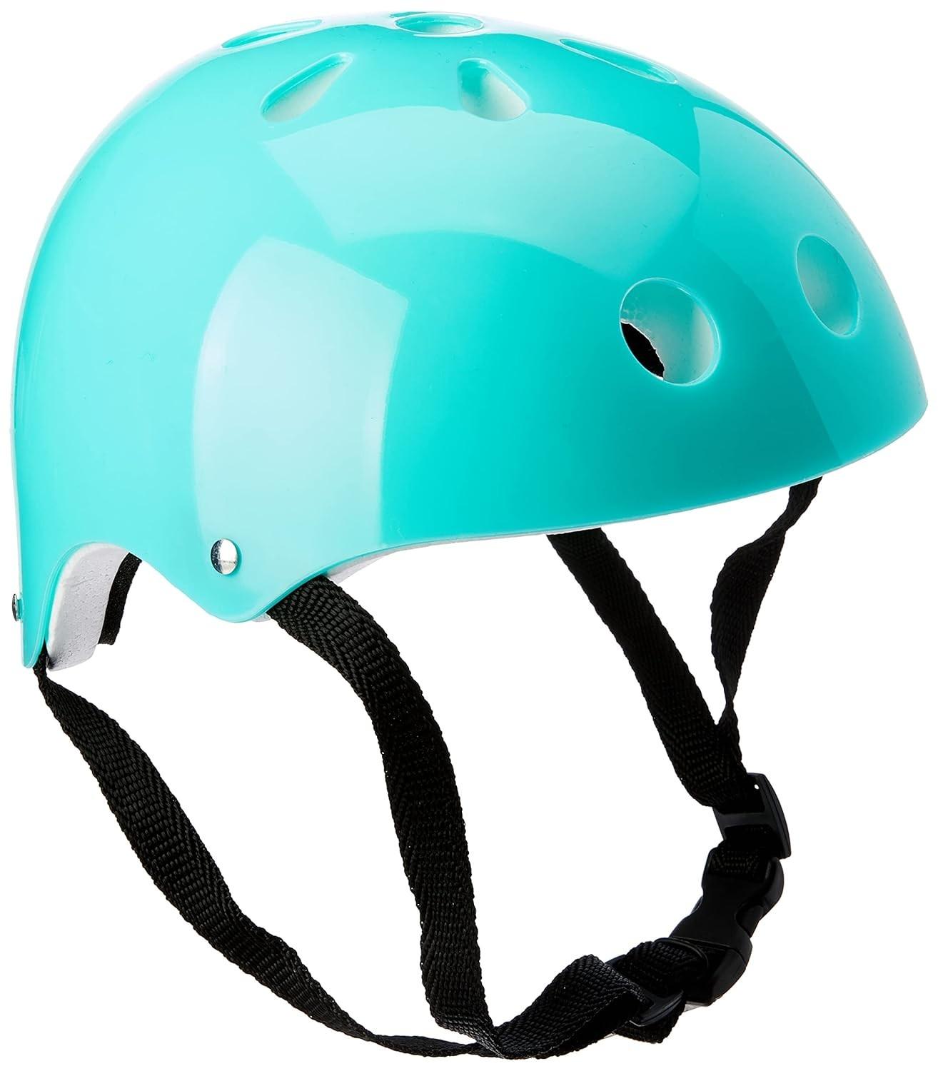 Capacete Infantil DM Radical Verde Água Tamanho M - Segurança e Estilo para Aventuras!