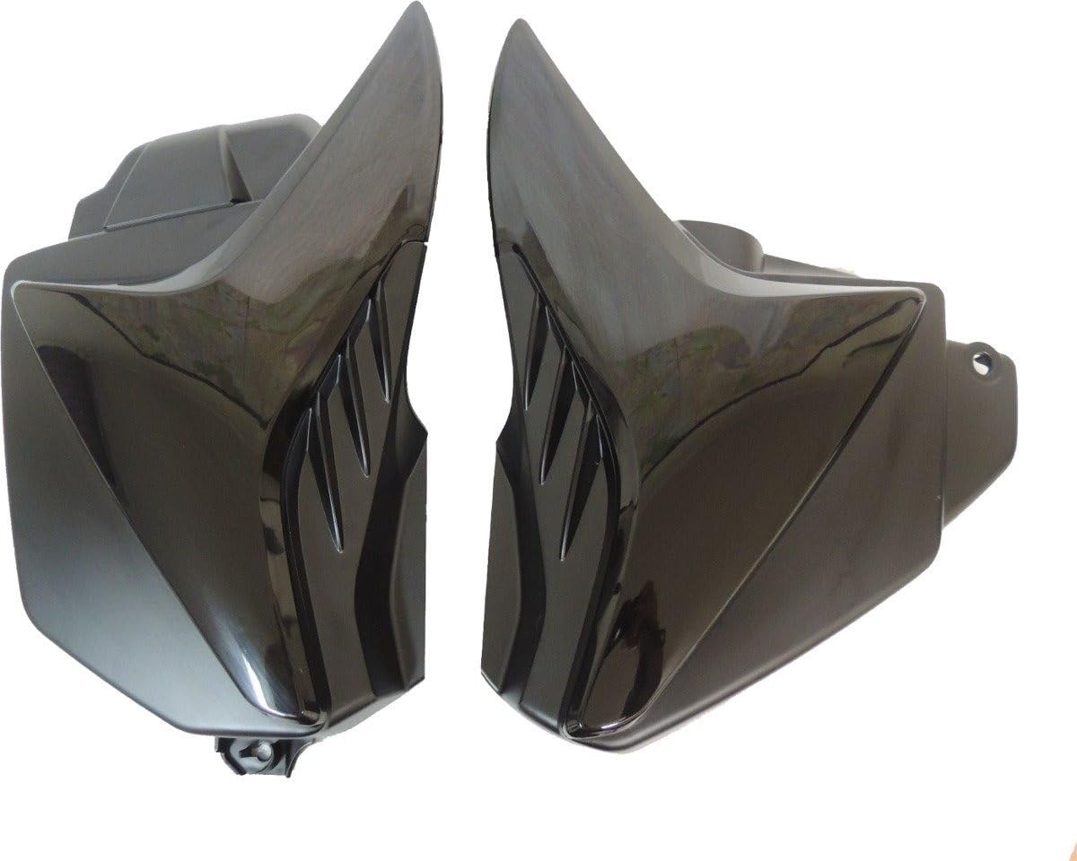 Tampa Lateral Inferior Titan 150 2009-2013 (Par) Preta - Encaixe Perfeito e Durabilidade