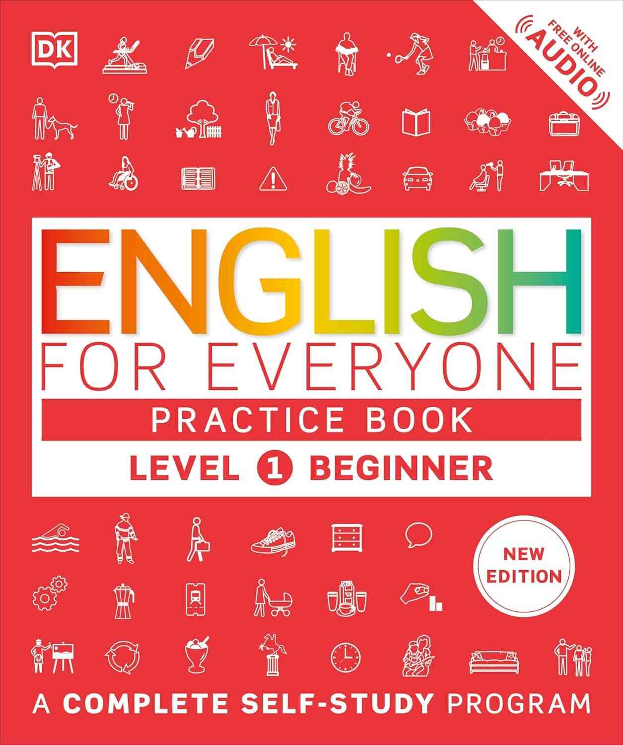 English for Everyone: Livro de Prática Nível 1 Iniciante - Domine o Inglês!