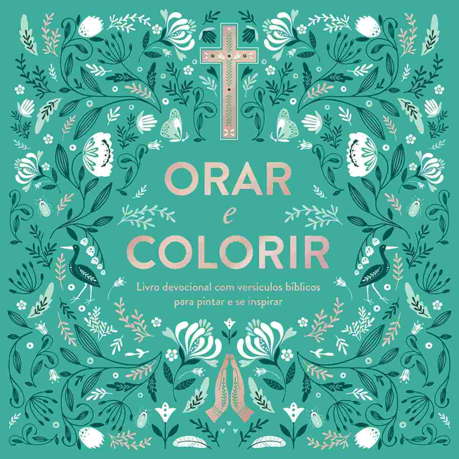 Orar e Colorir: Livro Devocional Bíblico para Pintar e Inspirar sua Fé