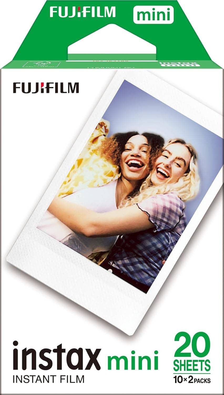 Filme Instax Mini Fujifilm com 20 Fotos - Revelação Instantânea e Qualidade Incrível