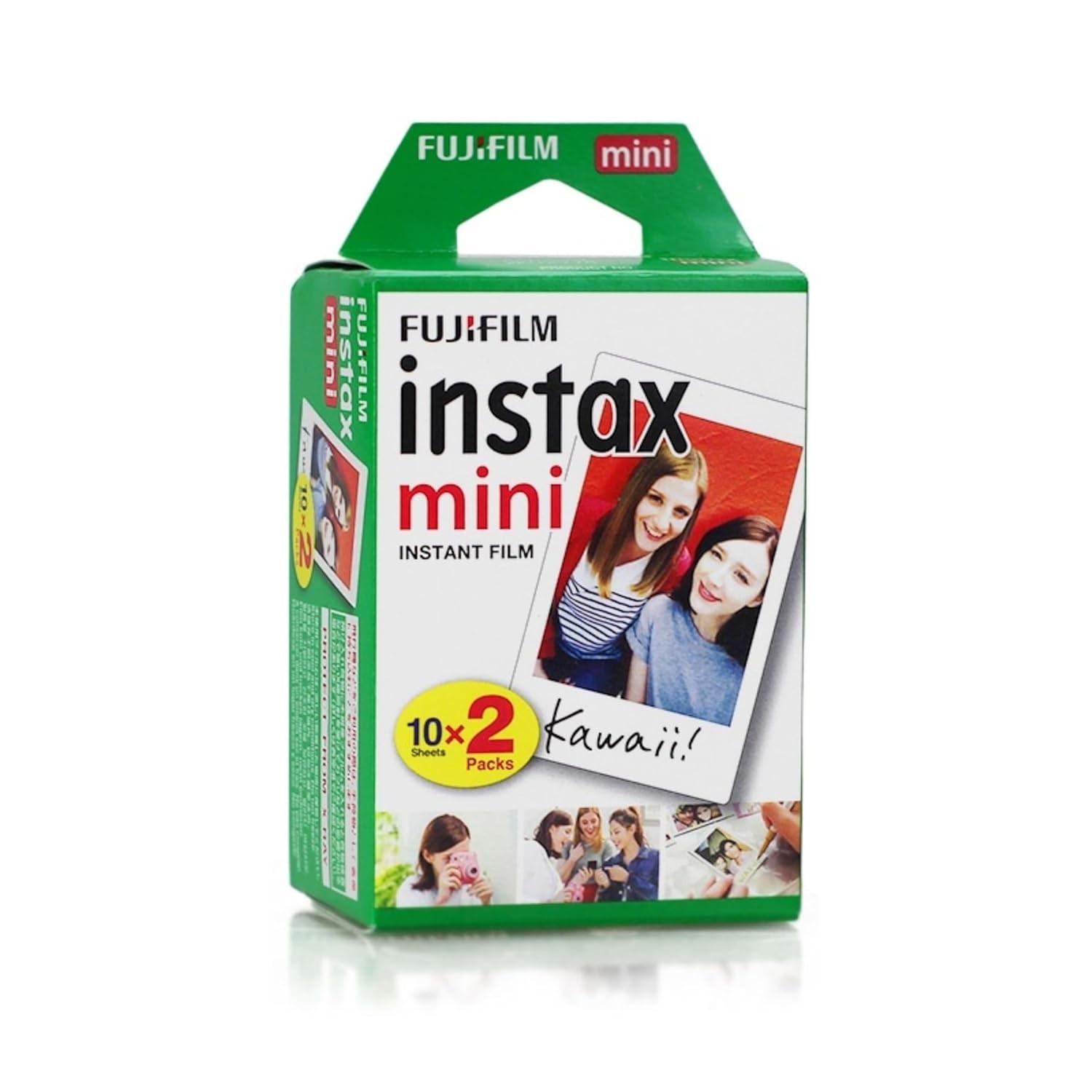Kit 2x Filmes Fujifilm Instax Mini: Capture Memórias em Instantes!