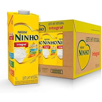 Ninho Vit Leite Integral UHT 1L - Kit 12x