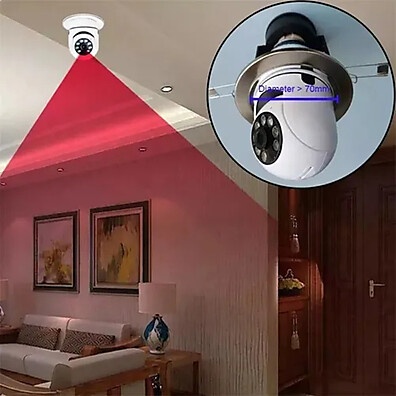 Câmera IP 360° 1080p Yoosee – Segurança Inteligente