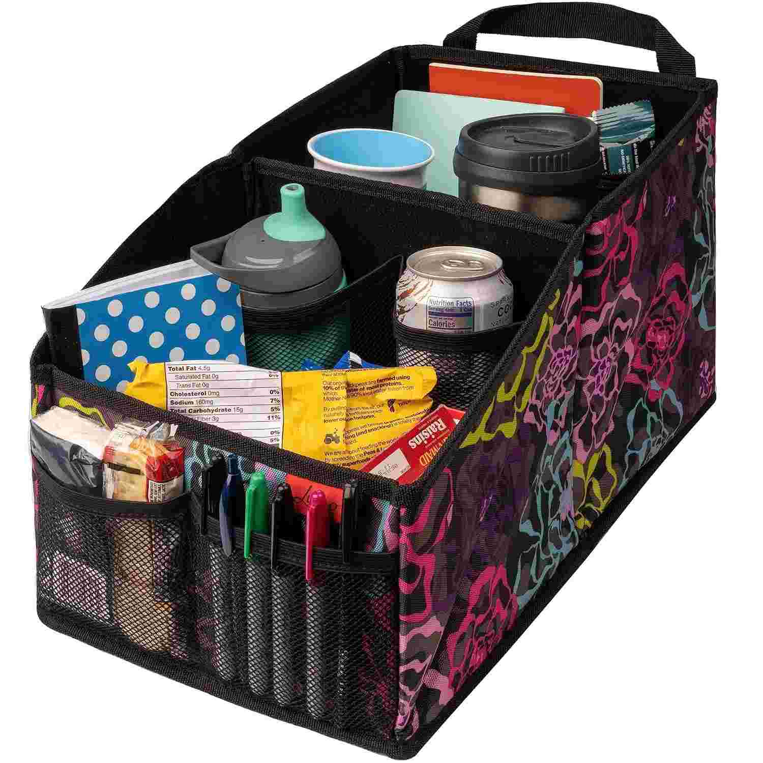 Organizador de Assento de Carro Lusso Gear: 9 Compartimentos Inteligentes para Viagens sem Bagunça