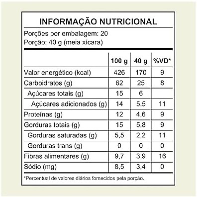 Granola Mãe Terra Cacau 800g: Crocância e Sabor Intenso