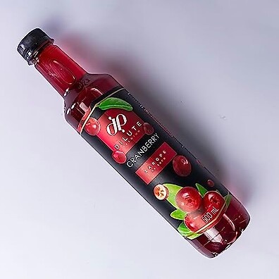 Xarope Cranberry Dilute 500ml: Sabor Intenso e Refrescante