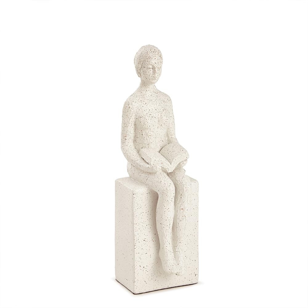 Escultura Mulher em Polirresina - Decoração Elegante para Ambientes Internos