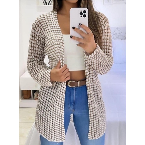 Casaquinho Tricot Cardigan Kit com 3 Unidades KImono Inverno