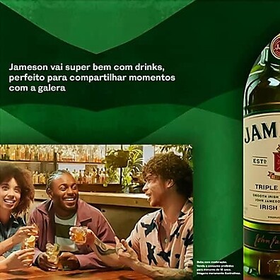 Jameson Irlandês: Sabor Único 750ml
