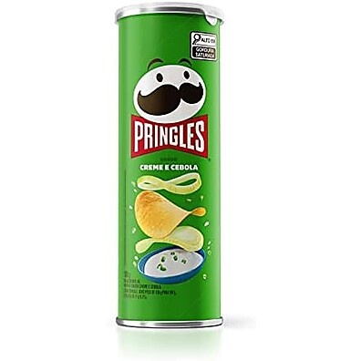 Pringles Creme & Cebola: Crocância Irresistível 109g