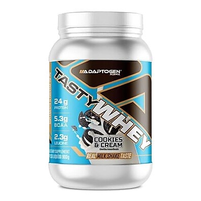 Tasty Whey Cookies & Cream 900g: Sabor Irresistível!
