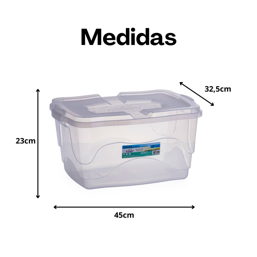 Caixas Organizadoras 20L: Organize Já!