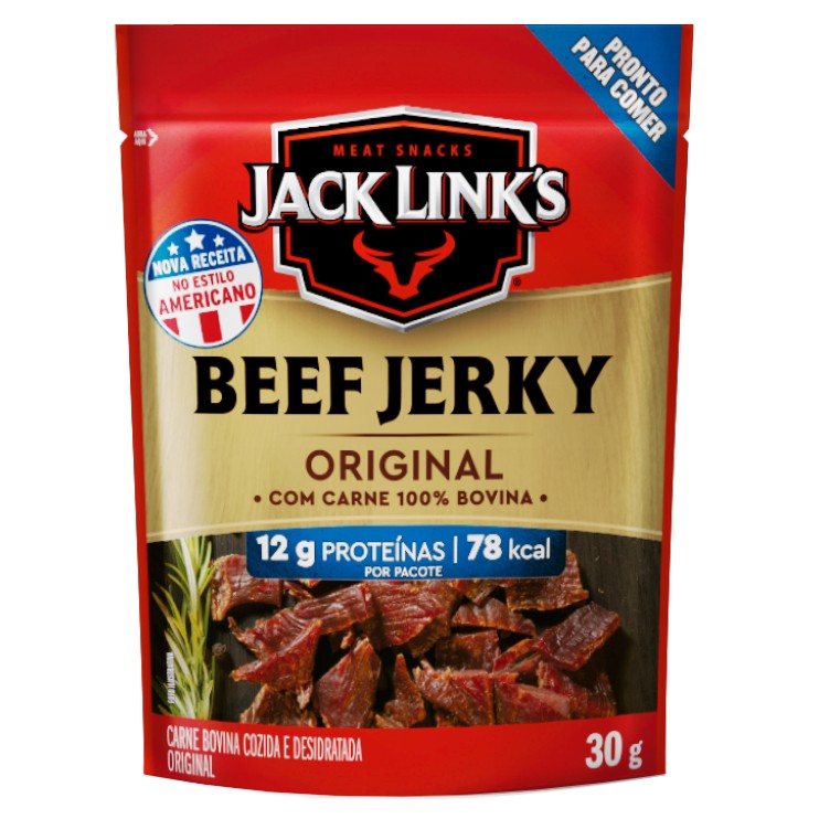 Jack Links Beef Jerky Original: O Snack Proteico Irresistível para Lanches Saudáveis