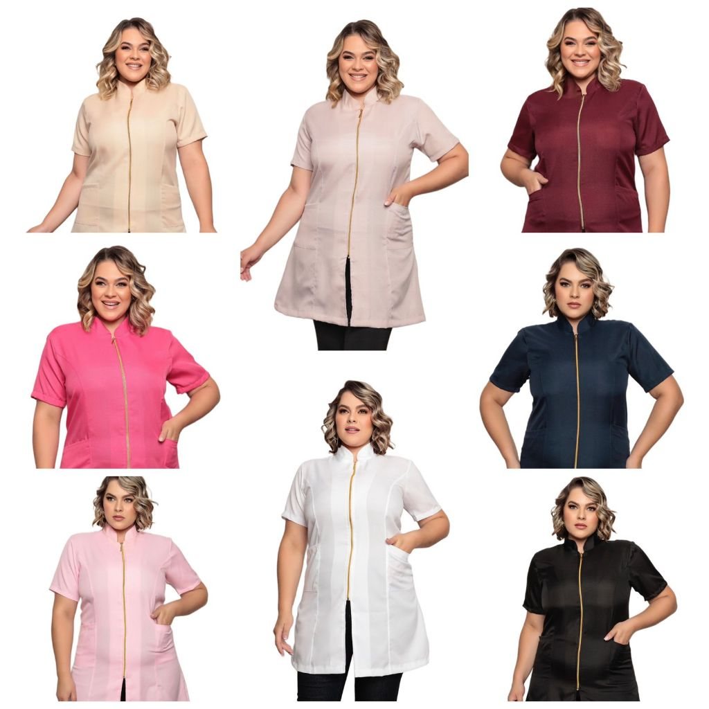 Jaleco Feminino Plus Size Malta: Conforto e Estilo para Profissionais