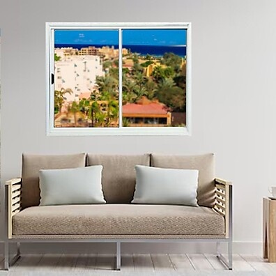 Janela de Alumínio 2 Folhas 100x80cm Bergamo – Design e Resistência
