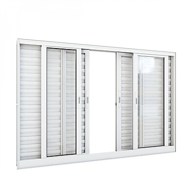 Janela Veneziana 100x200cm: Ilumine com Lucasa!