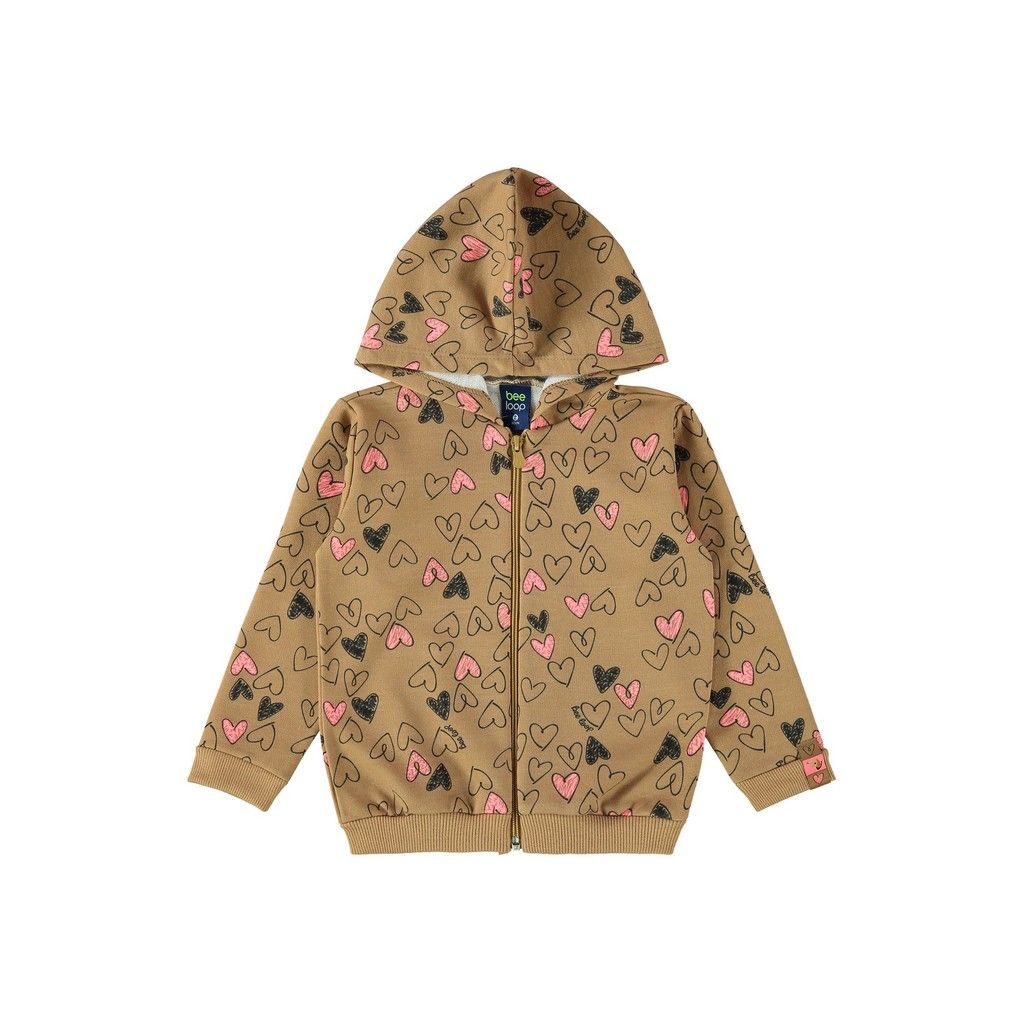 Jaqueta Moletom Bebê Menina Bee Loop: Conforto e Estilo