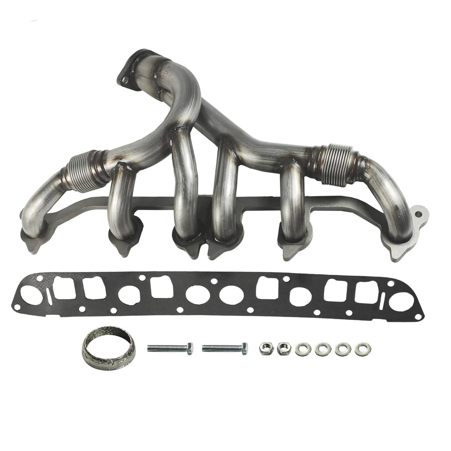Kit Coletor Escape Aço Inox JDMSPEED para Jeep Grand Cherokee Wrangler 4.0L (1991-1999) - Substituição OE 33007072, 4883385