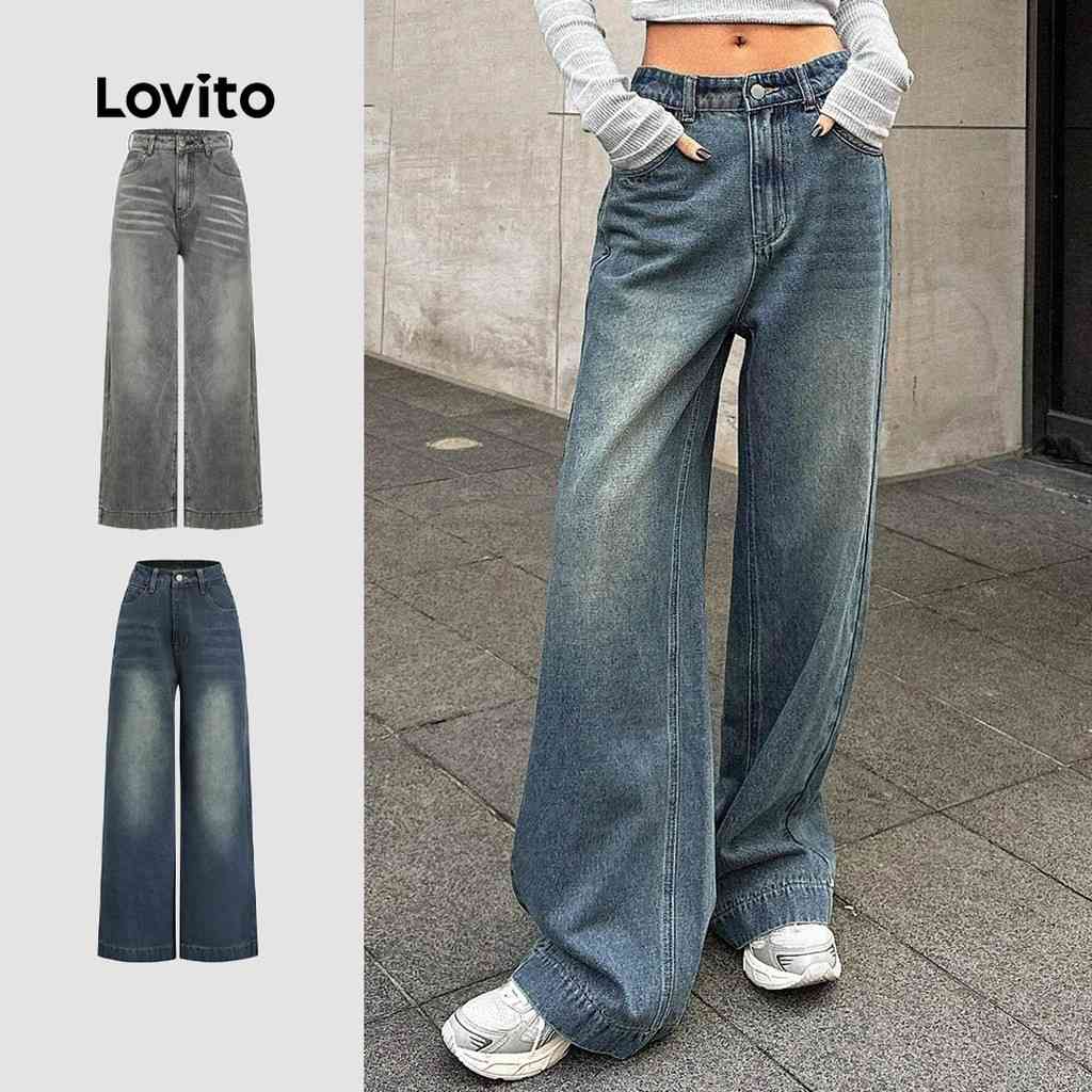 Jeans Feminino Lovito: Estilo e Conforto!