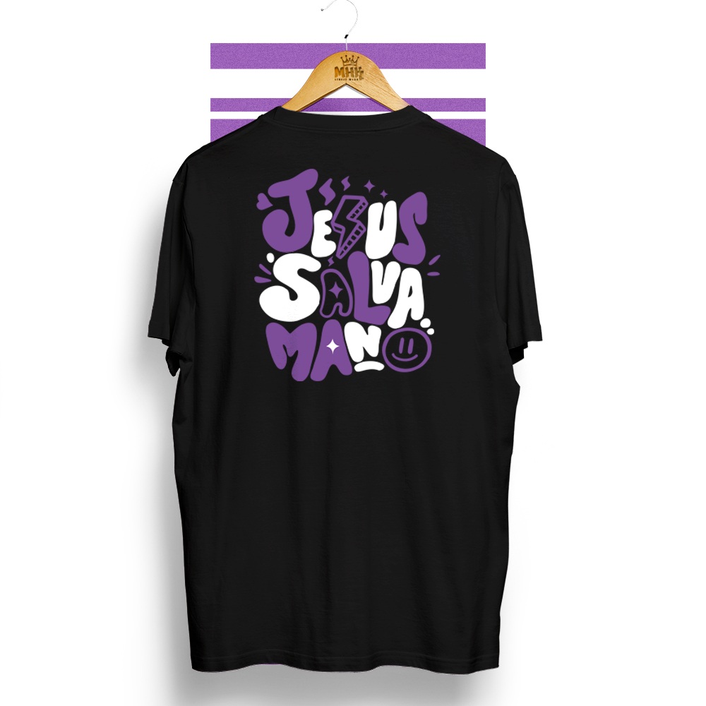 Jesus Salva Mano: Camiseta Cristã Streetwear
