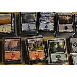 100 Terrenos Básicos de Magic: Completo e Pronto para Jogar