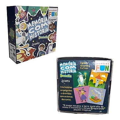Jogo da Memória Cooper Fun: Aprendizado e Diversão em 40 Cartas