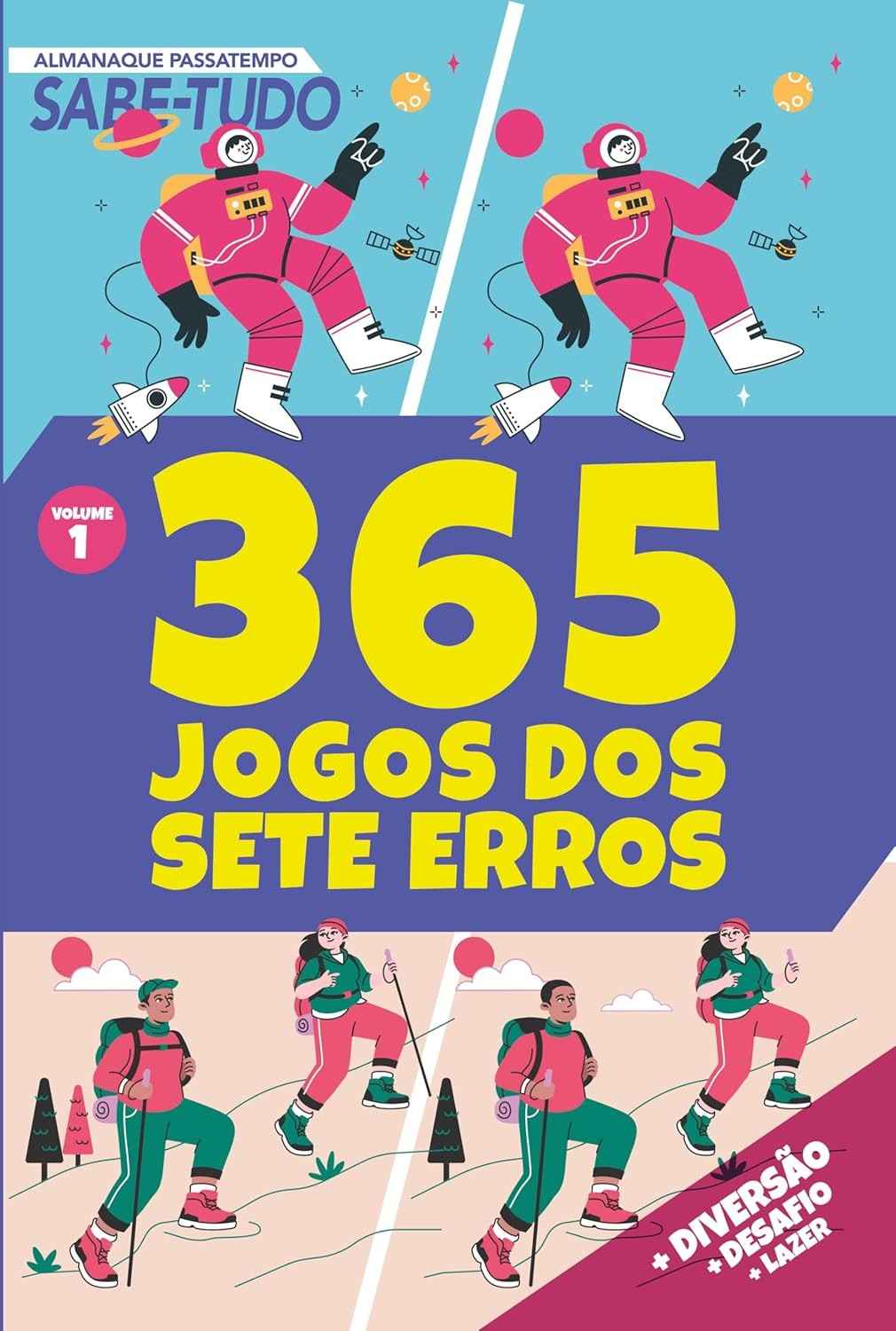Almanaque Sabe-Tudo 365: Desafie Sua Mente com Jogos dos 7 Erros!