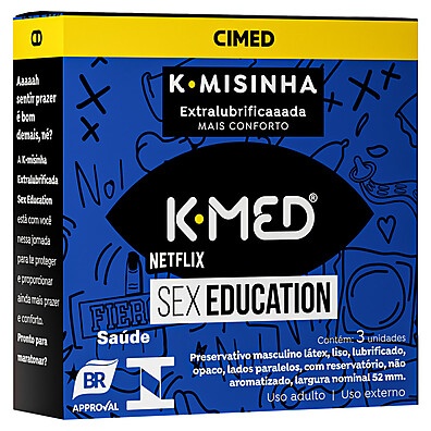 K-Misinha K-Med: Proteção e Prazer em 3 Unidades 🚀