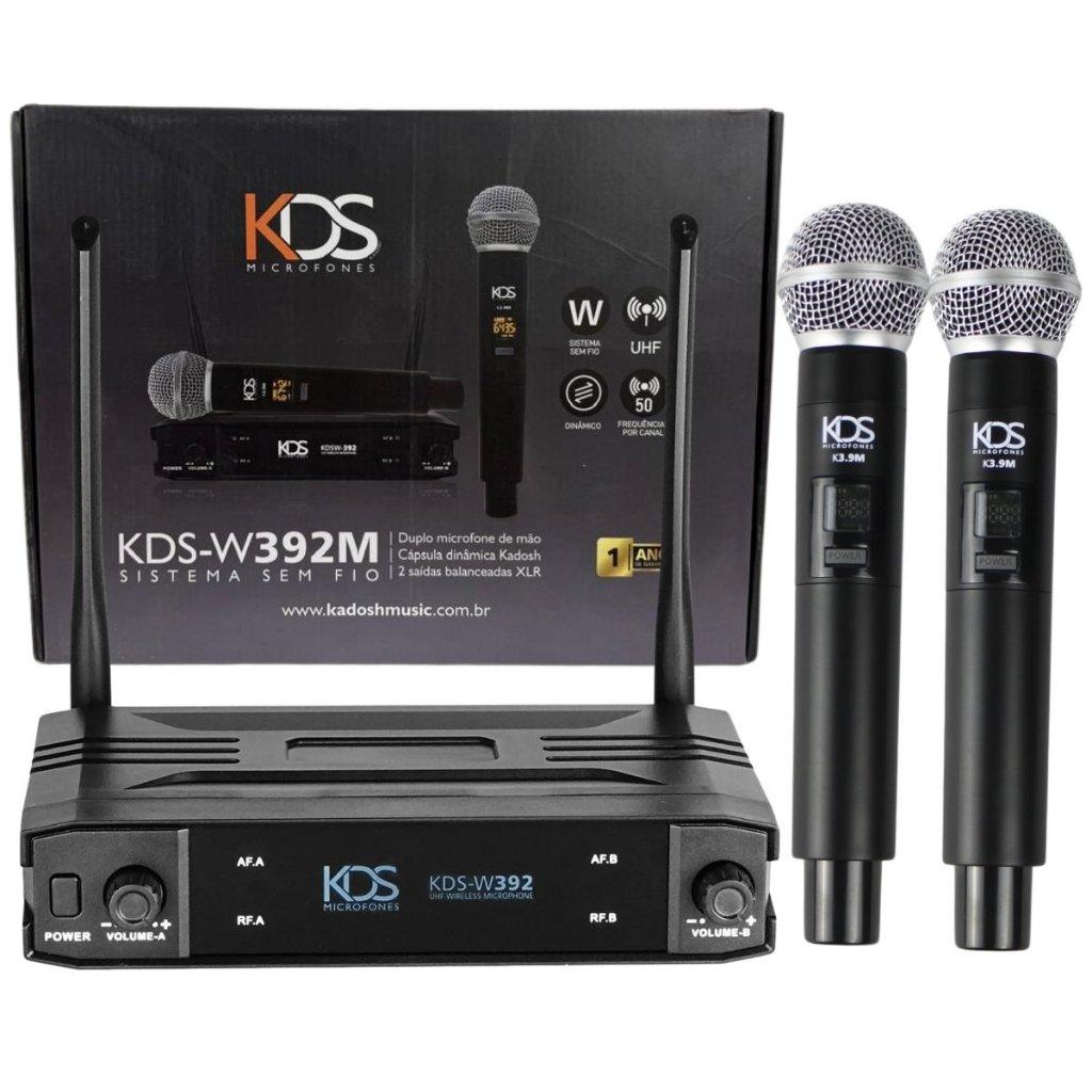 Kadosh KDS W392: Microfone Sem Fio Profissional