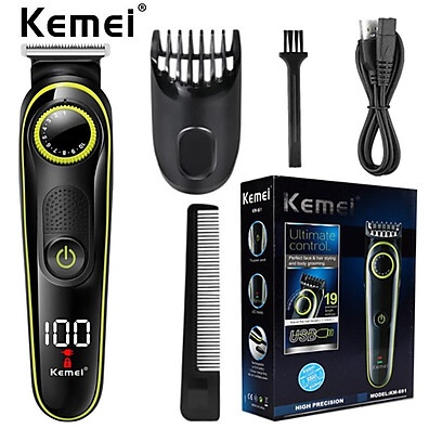 Kemei KM-691: Aparador de Cabelo 20 Comprimentos