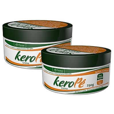 Kero Pé: Kit 2 Cremes para Pés Macios e Sem Odor