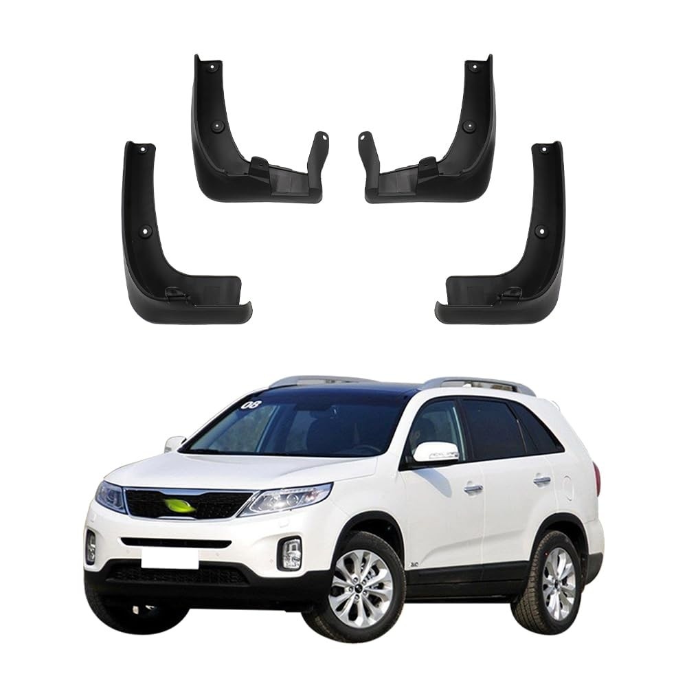 Para-Lamas Reforçados para Kia Sorento 2010-2014: Proteção Total contra Sujeira e Respingos