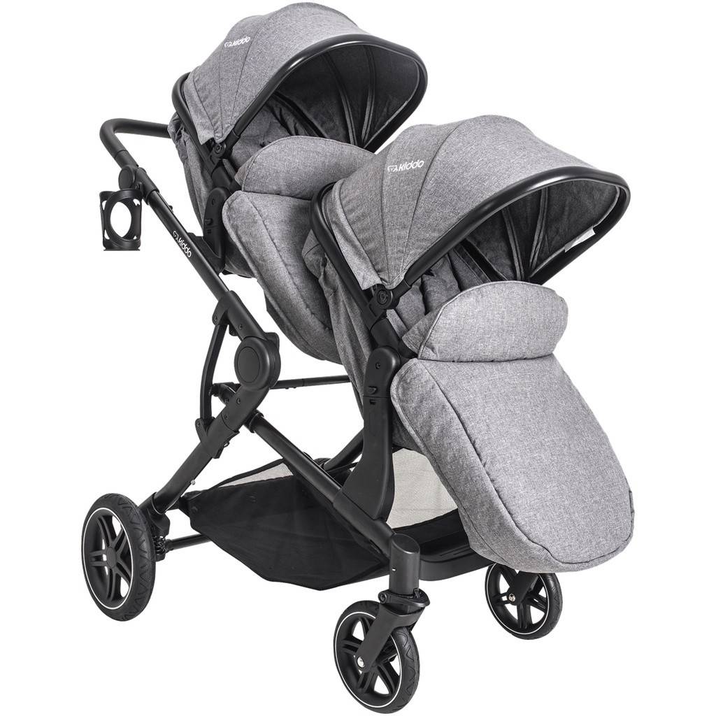 Kiddo Pair: Carrinho para Gêmeos 3 em 1