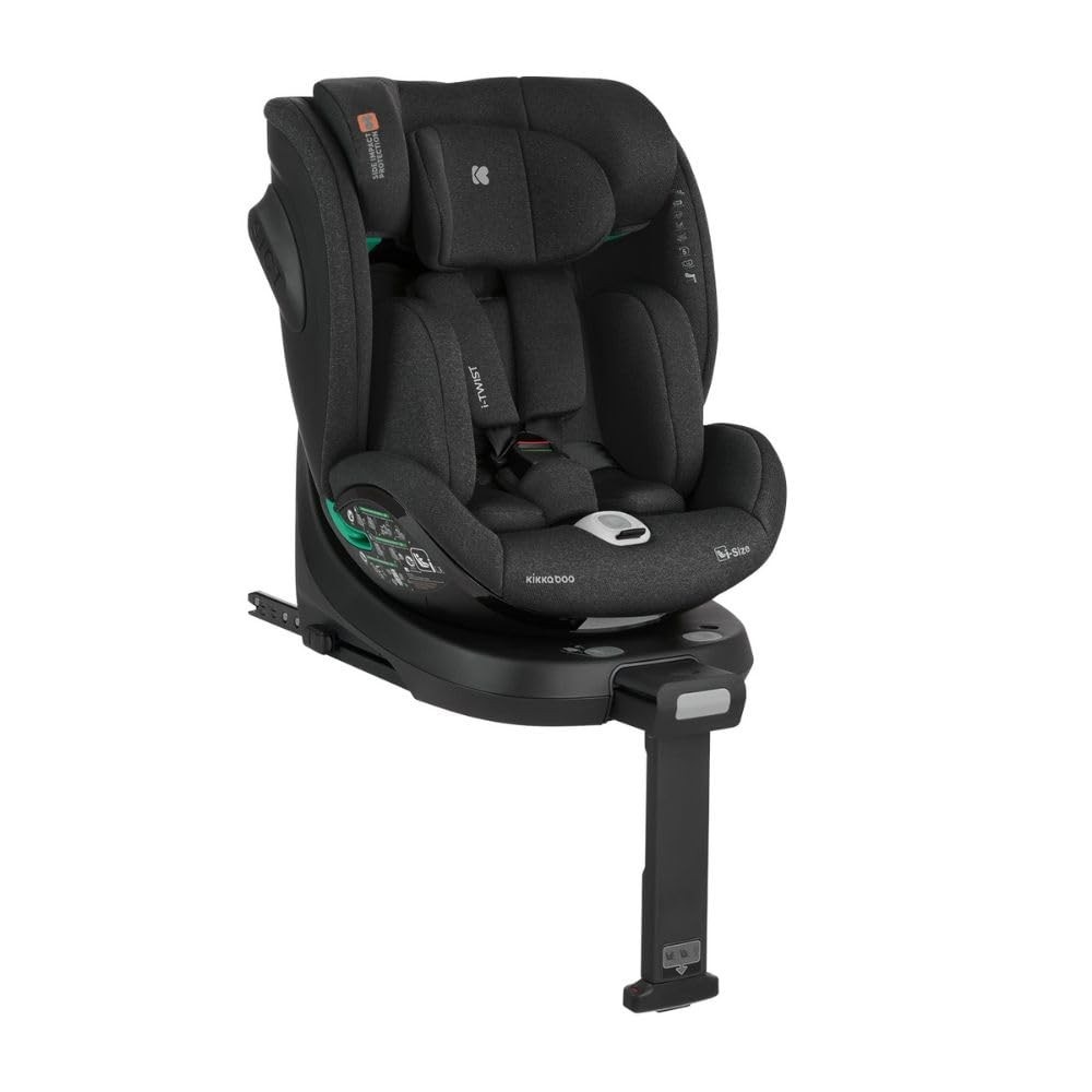 Assento de Carro Kikkaboo i-Twist i-Size: Segurança e Conforto do Nascimento aos 150cm