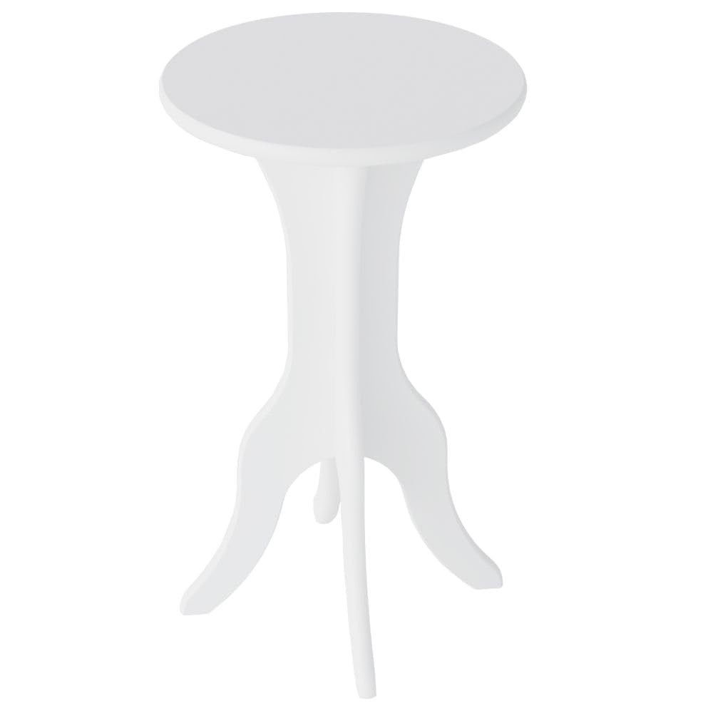 Mesa de Apoio 100% MDF KIN Branco - Design Moderno e Resistente
