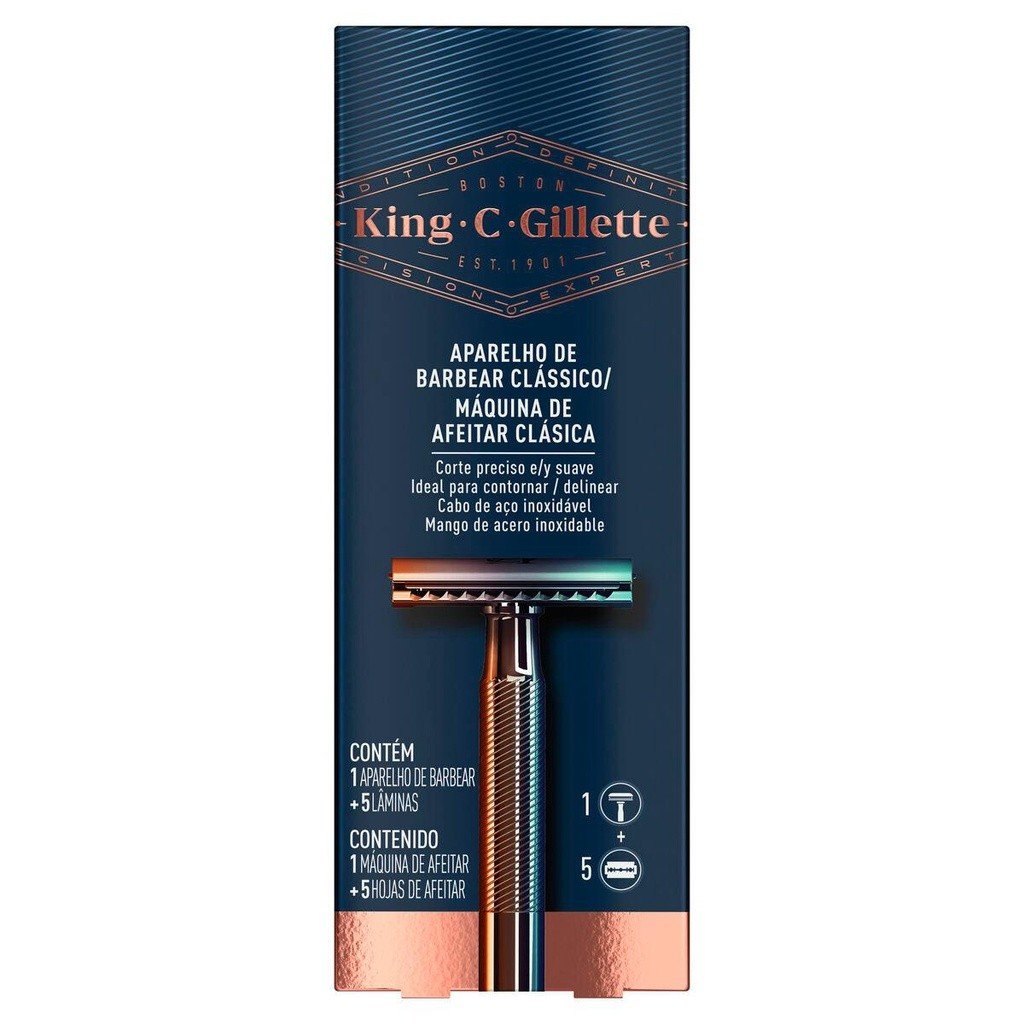 King C. Gillette: Barbear Clássico e Preciso