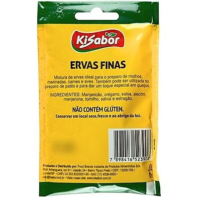 KiSabor Ervas Finas: Aroma e Sabor Essencial 8g
