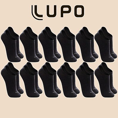 Kit 12 Pares Meias Esportivas Lupo – Conforto e Qualidade