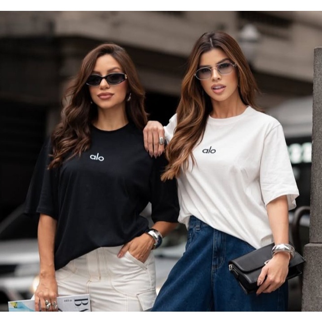 Kit 2 Camisetas Oversize: Estilo Blogueirinha!