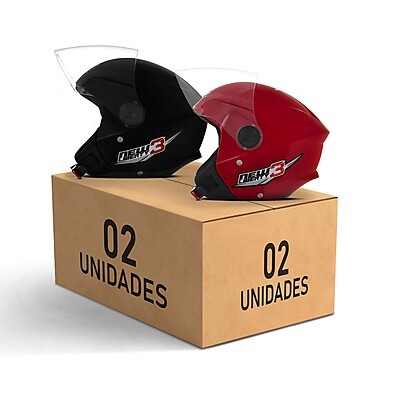 Kit 2 Capacete Pro Tork New Liberty 3: Economia e Segurança!