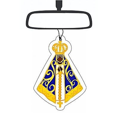 Kit 5 Aromatizantes Nossa Senhora Premium – Cheirinho de Carro Religioso