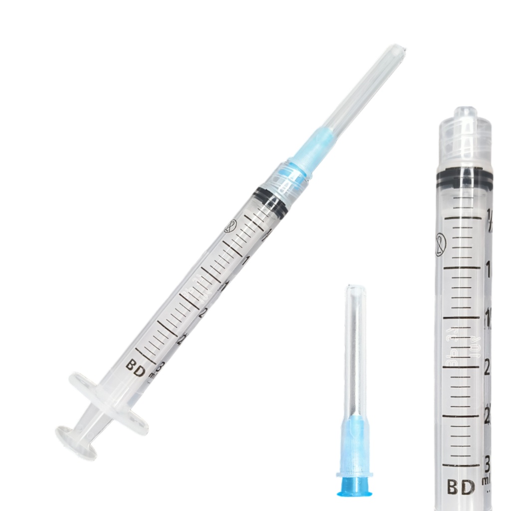 Kit 50 Seringas BD 3ml com Agulha 25x0.60 – Alta Precisão e Segurança